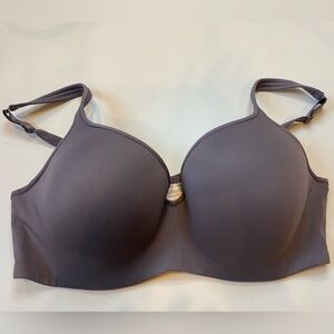 Deesse Dark Grey Underwire Bra 38E (DD) Lightly Lined Moulded Cups Sexy Lingerie